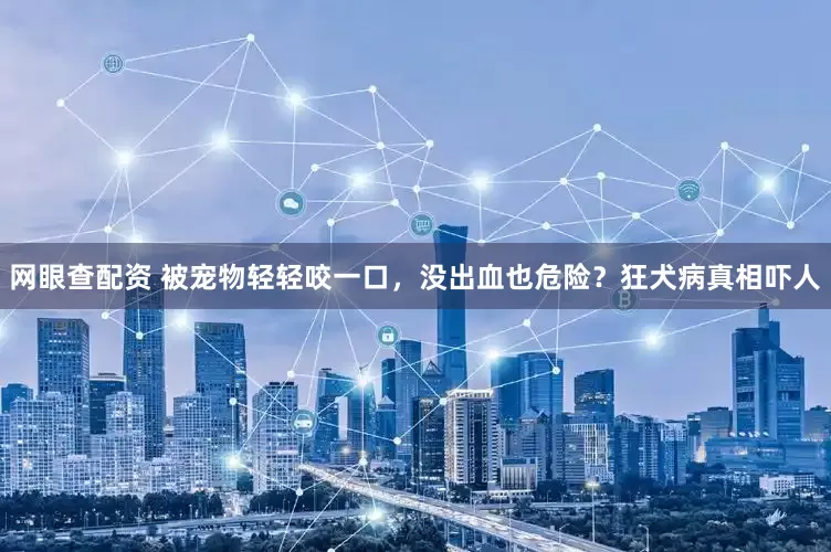 网眼查配资 被宠物轻轻咬一口，没出血也危险？狂犬病真相吓人