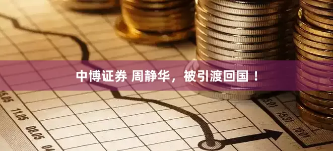 中博证券 周静华，被引渡回国 ！