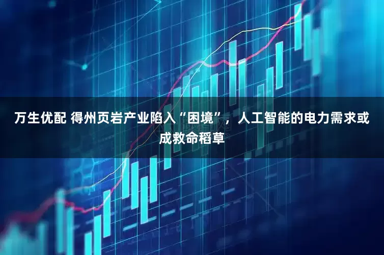 万生优配 得州页岩产业陷入“困境”，人工智能的电力需求或成救命稻草